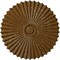 Ekena Millwork Shakuras Ceiling Medallion (For Canopies up to 5 3/4"), 33 7/8"OD x 2"P, Smokey Topaz Crackle CM34SHSTC - alternate 1